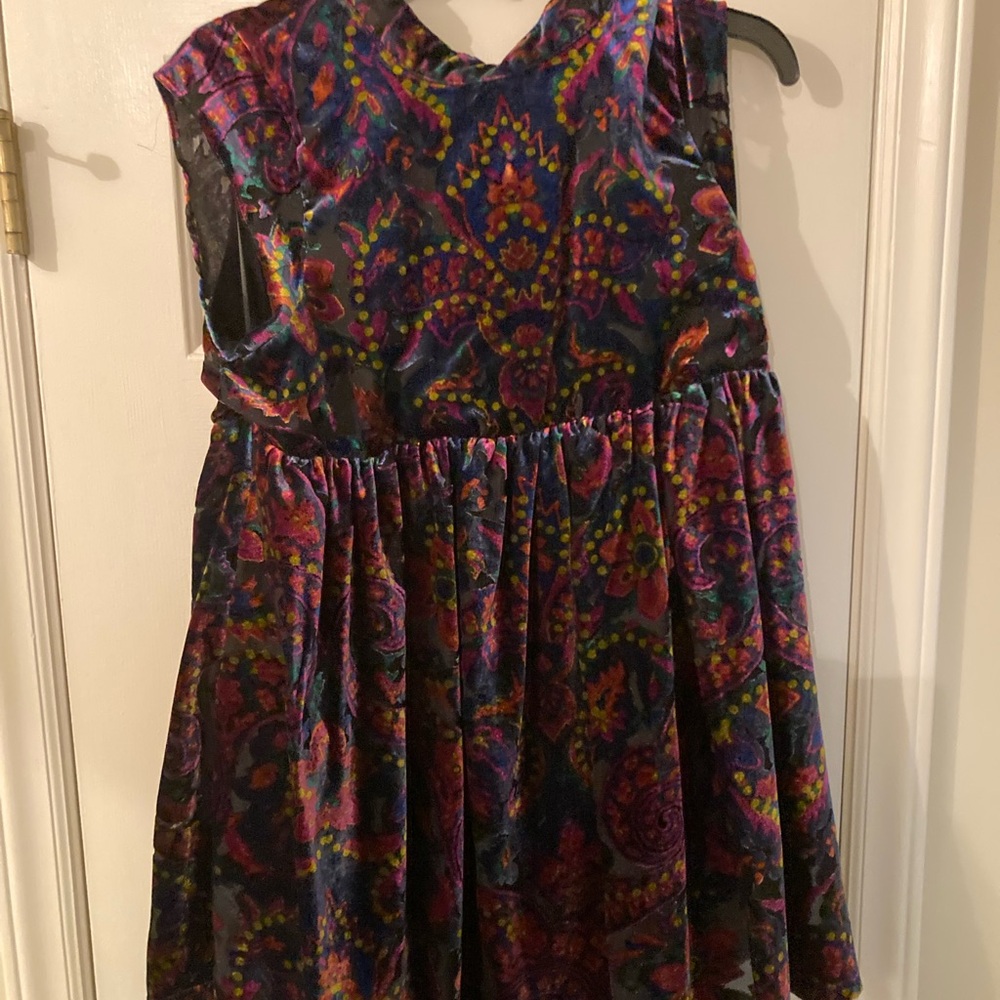 Free People Multicolor Patterned Mini Dress - Picture 4 of 5